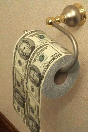 US Toilet Paper Money