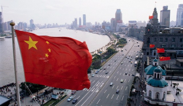 China's Flag Flying